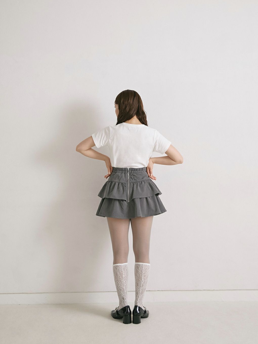 【BUBBLES】パウダーリボンTEEワンピース