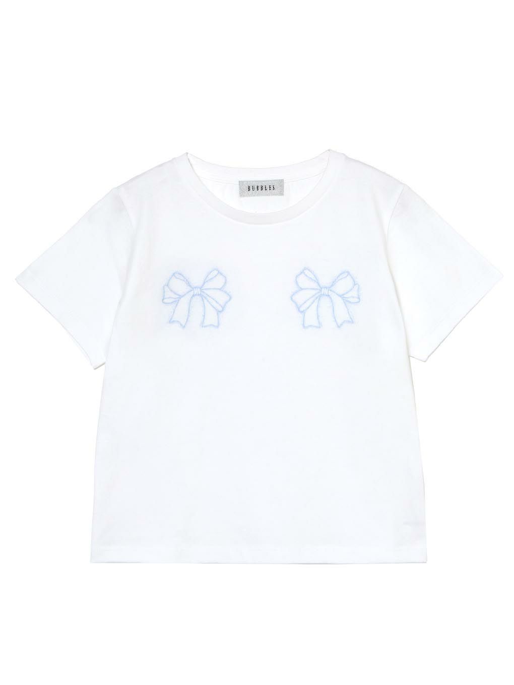 【BUBBLES】パウダーリボンTEEワンピース