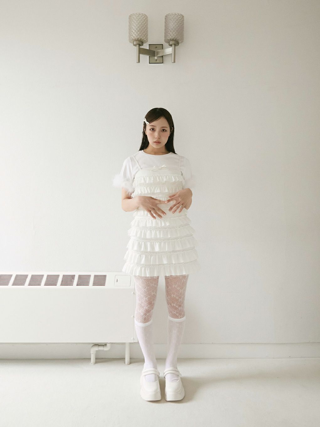 【BUBBLES】ファーカフスミニTEE