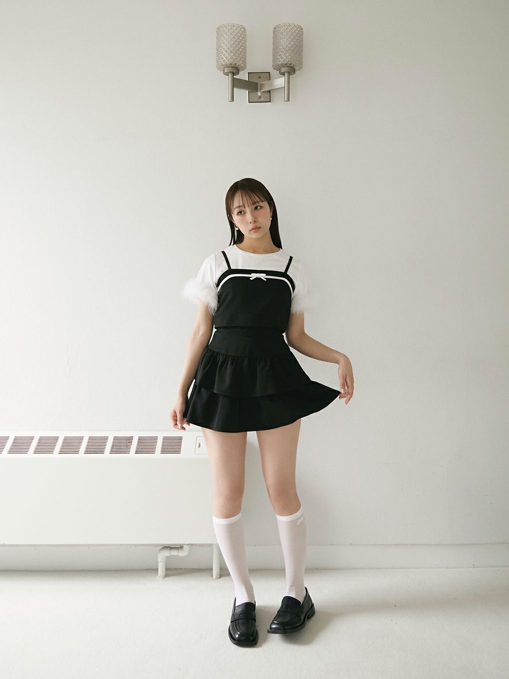 【BUBBLES】ファーカフスミニTEE