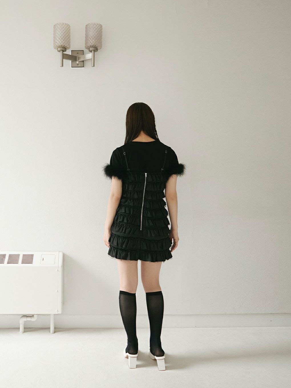 【BUBBLES】ファーカフスミニTEE