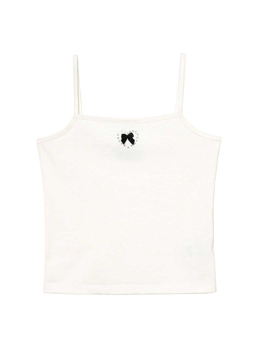 【BUBBLES】ビジューリボンキャミ