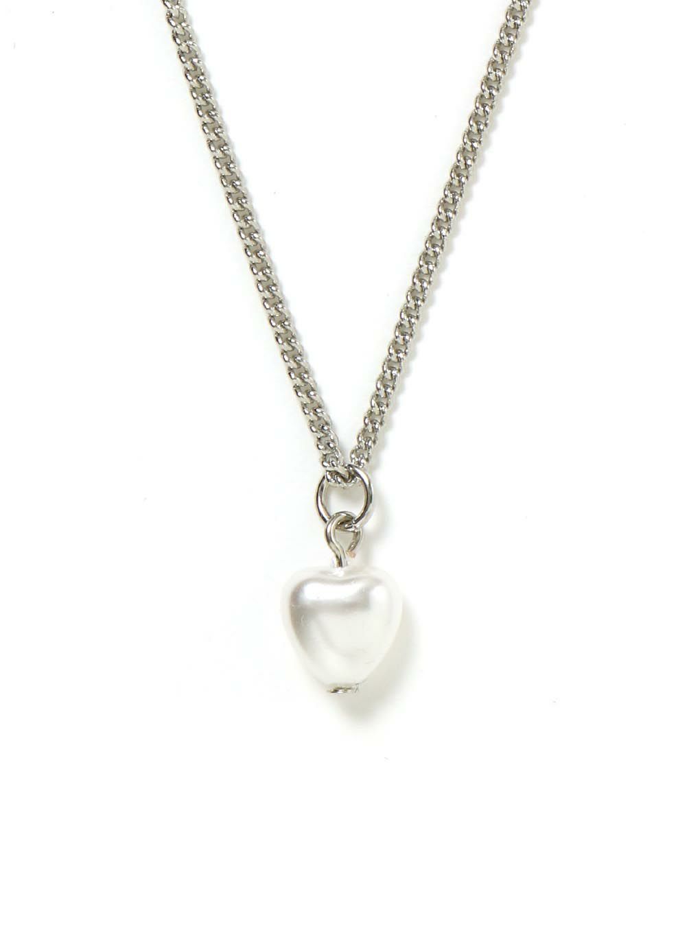 【BUBBLES】パールハートネックレス