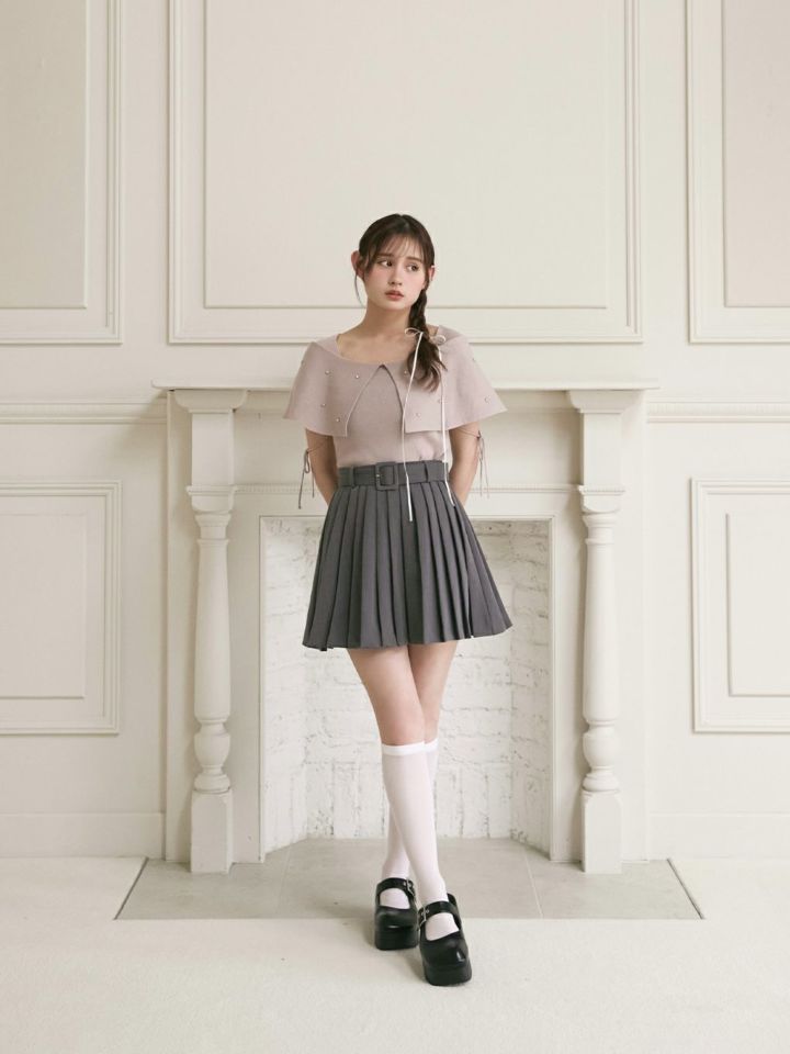 【ギフト】 | BUBBLES】ビジューカラートップス sparkling store online mall トップス