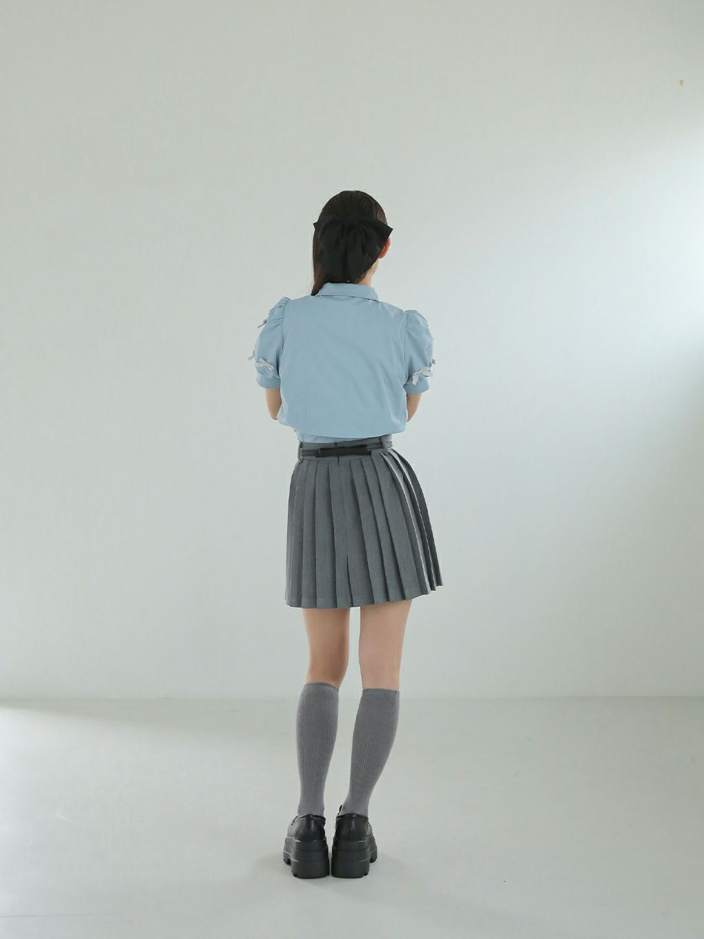 【BUBBLES】ミニリボンブラウス