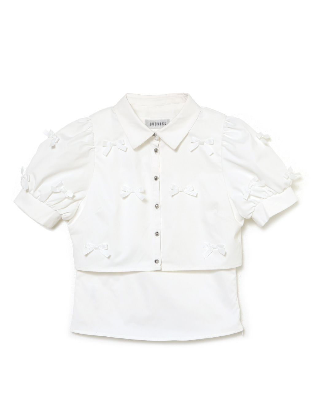 【BUBBLES】ミニリボンブラウス