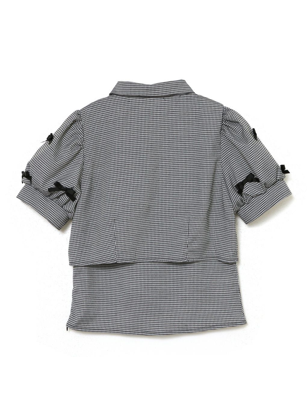 【BUBBLES】ミニリボンブラウス