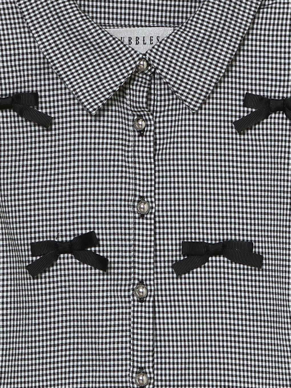 【BUBBLES】ミニリボンブラウス