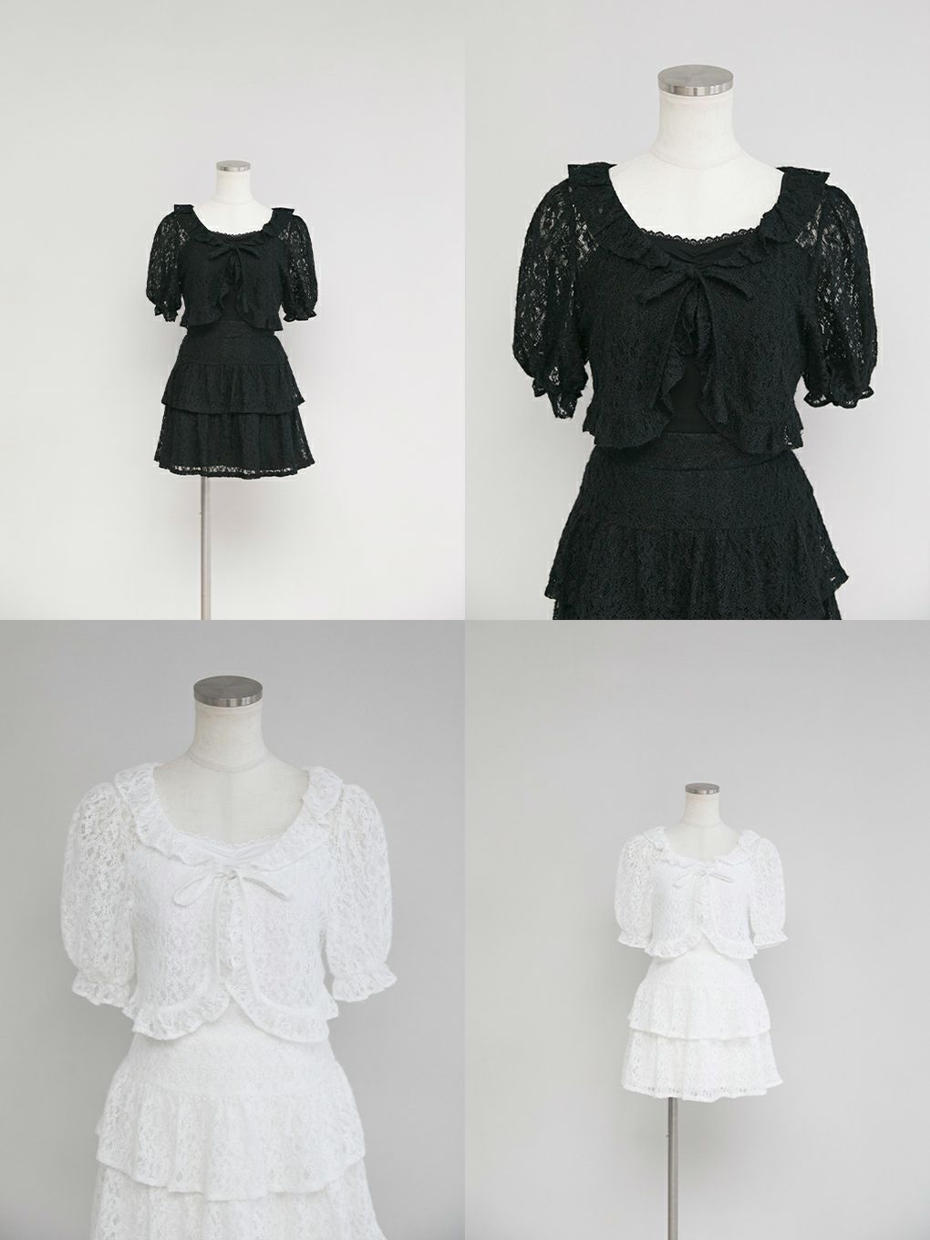 【BUBBLES】レースティアードスカパン