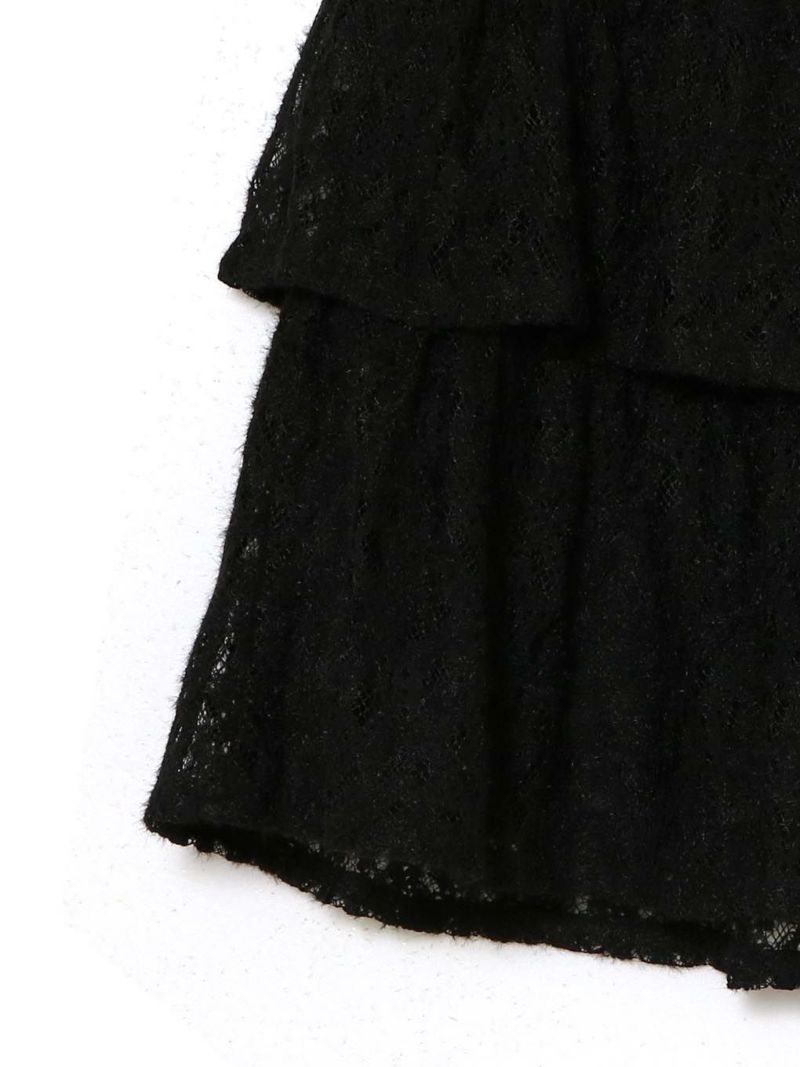00s dark coquette 裾スカラップ ティアードスカパン BUBBLES】ティアードスカパン | sparkling mall online store