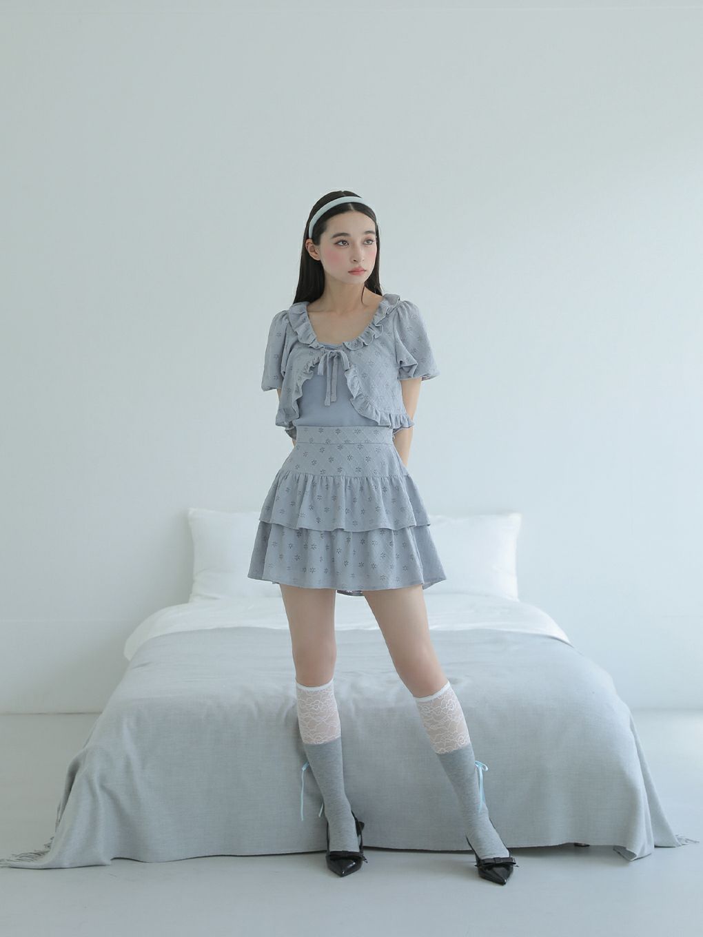 【BUBBLES】フラワーレースアンサンブル