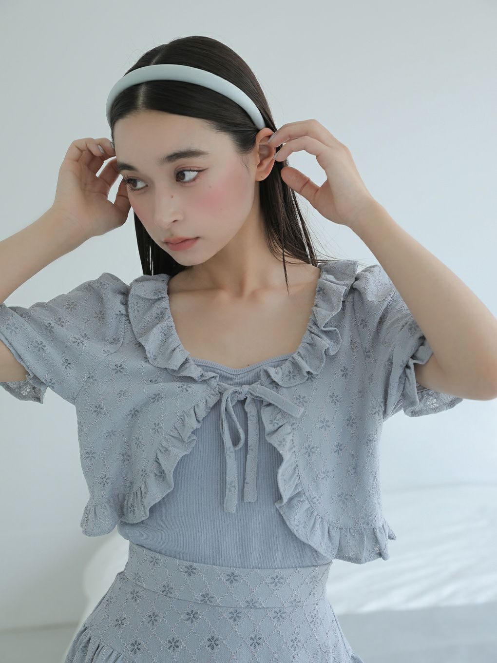 【BUBBLES】フラワーレースアンサンブル