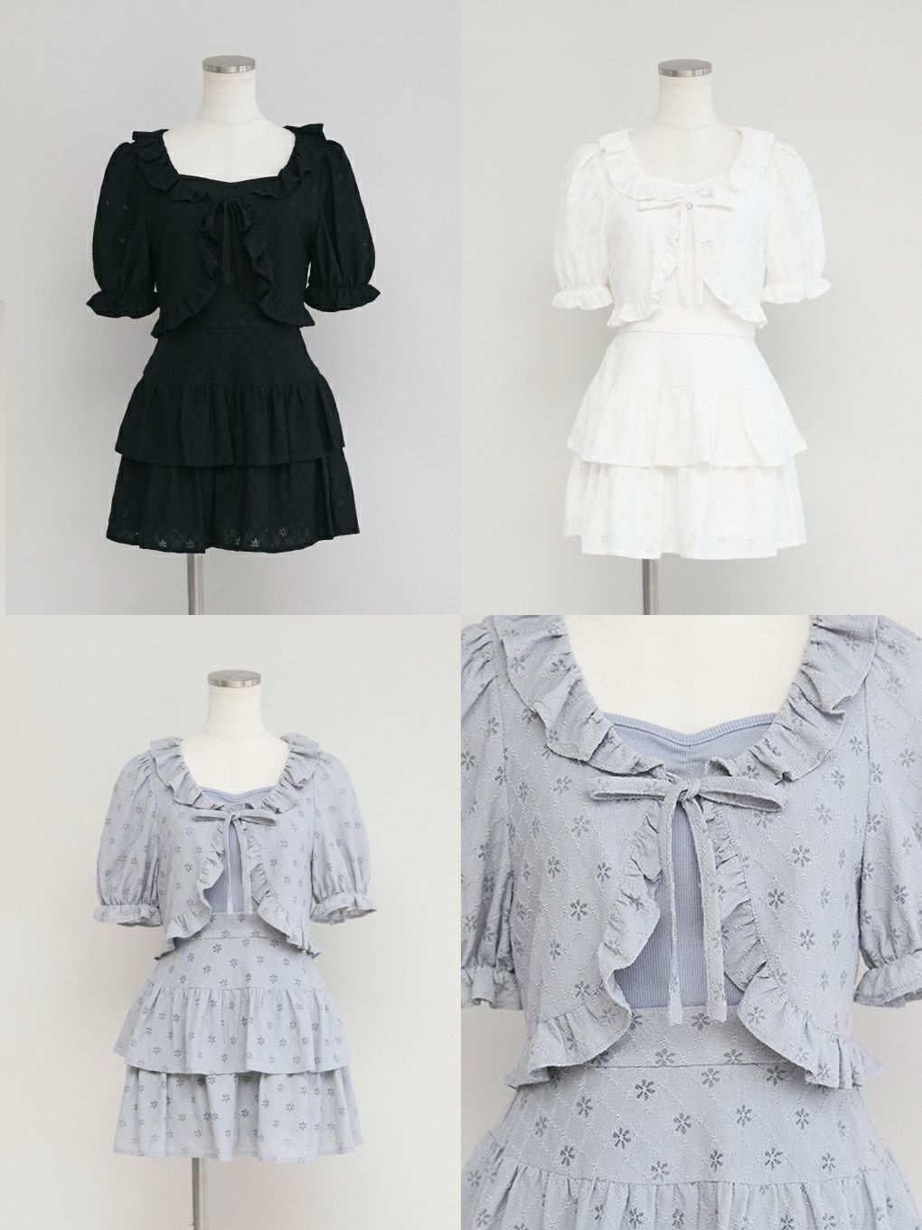 【BUBBLES】フラワーレースアンサンブル