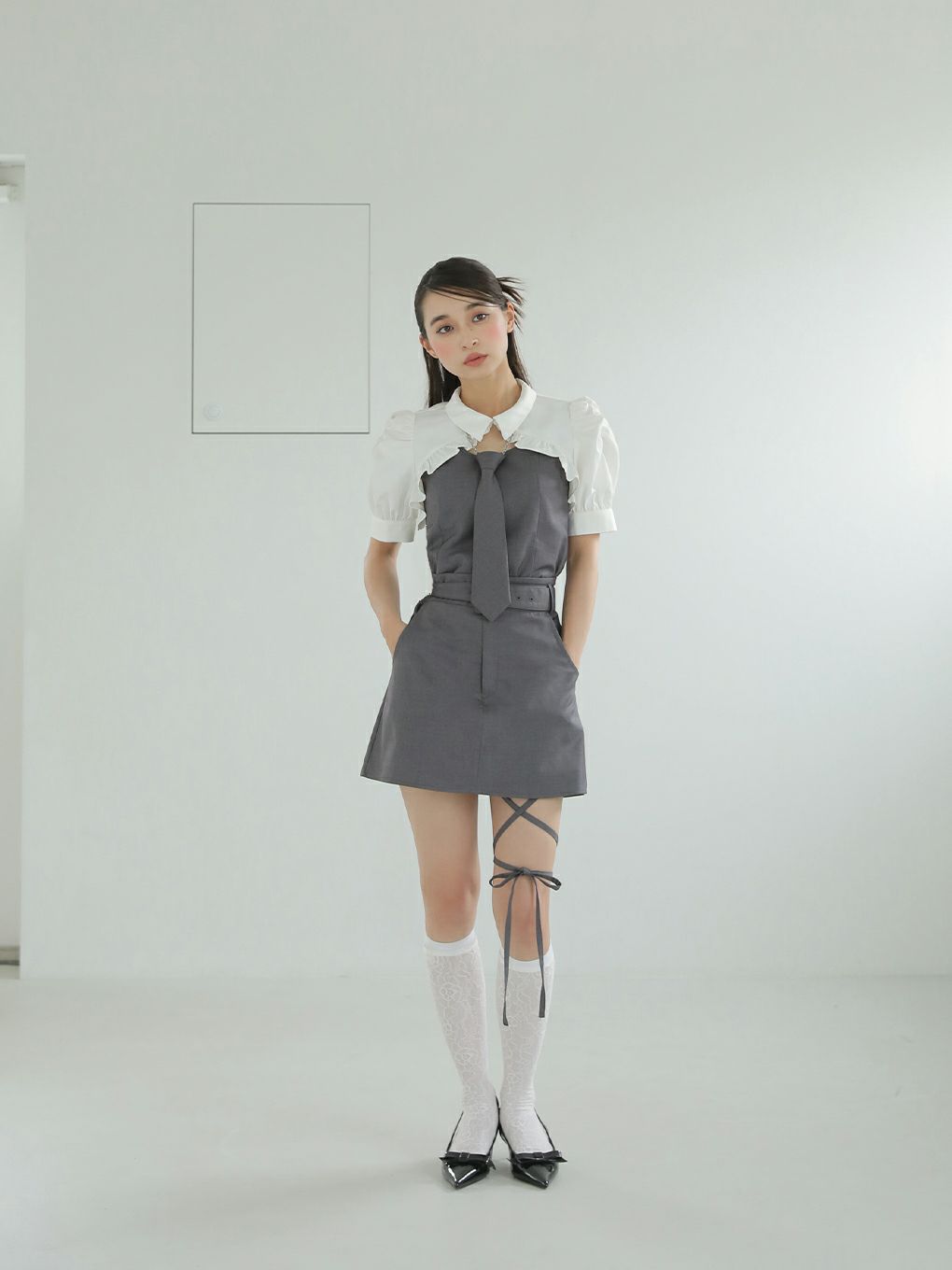 【BUBBLES】クロスリボンスカパン