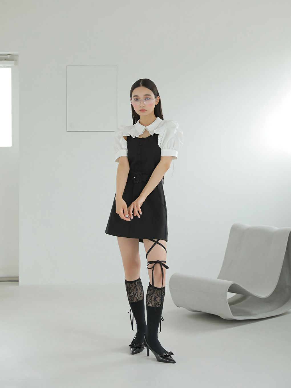 【BUBBLES】クロスリボンスカパン