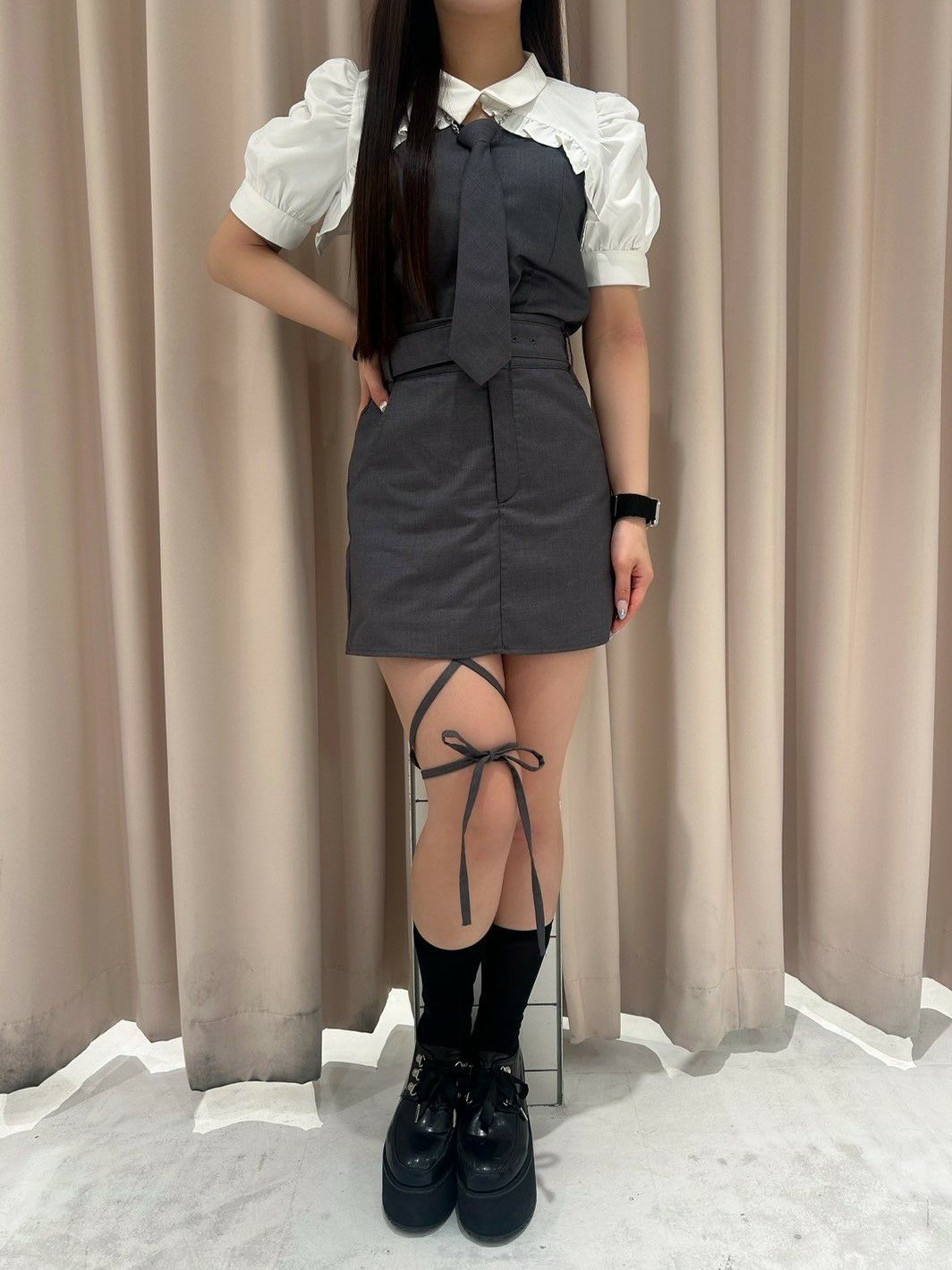 【BUBBLES】クロスリボンスカパン