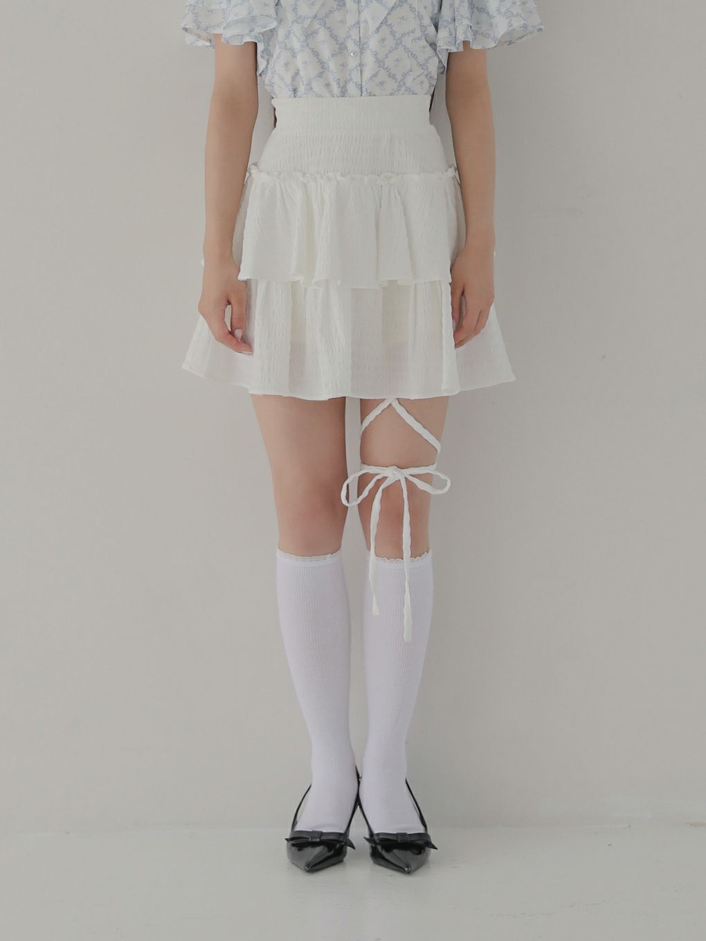 【BUBBLES】エアリーティアードスカパン