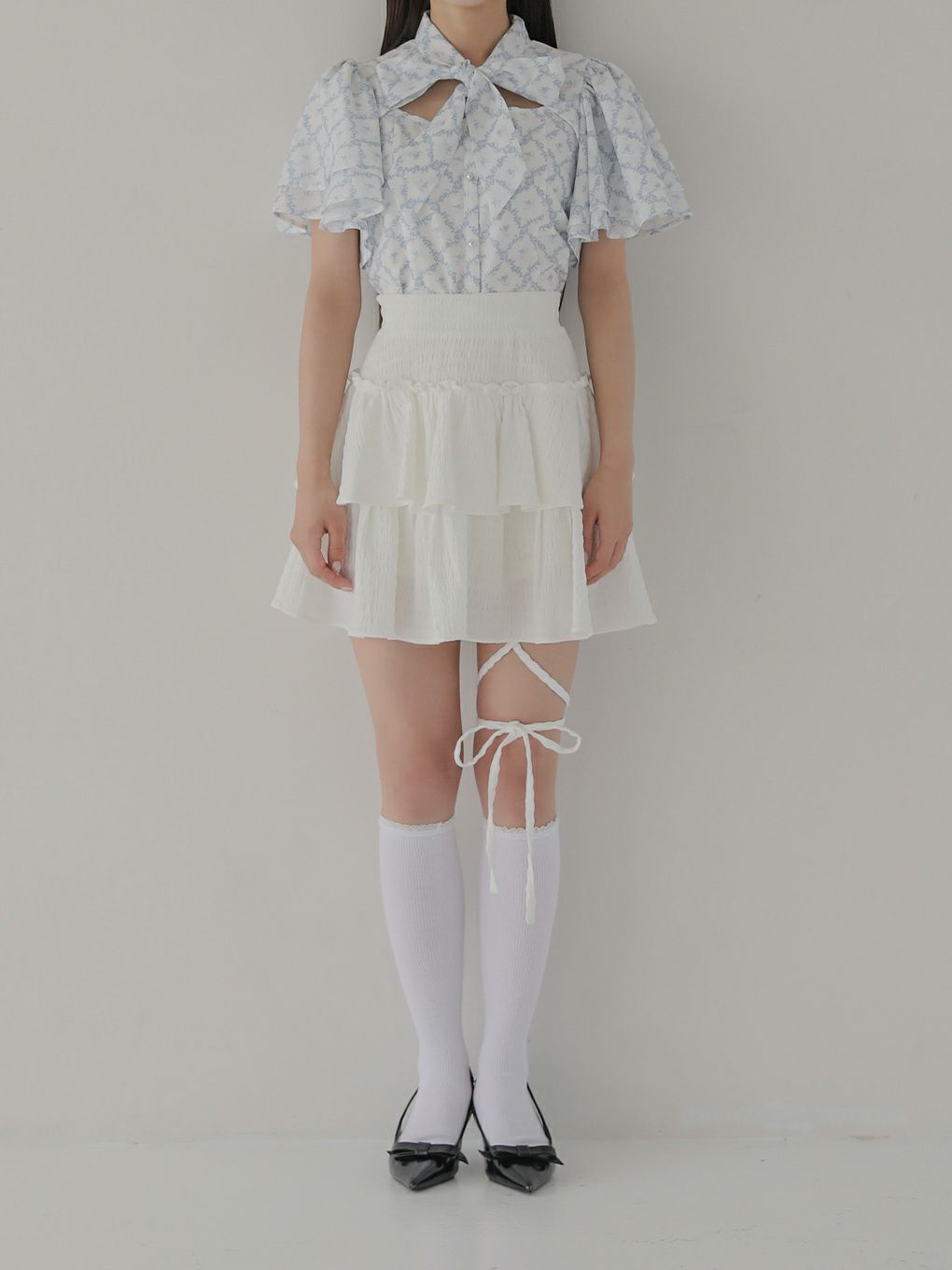 【BUBBLES】エアリーティアードスカパン