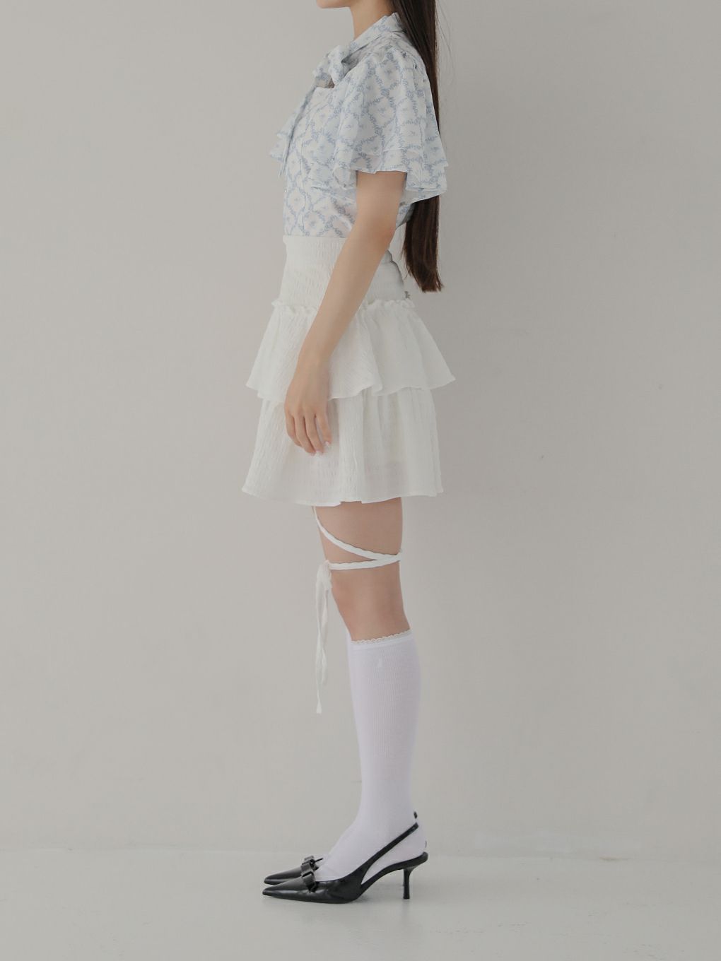 【BUBBLES】エアリーティアードスカパン