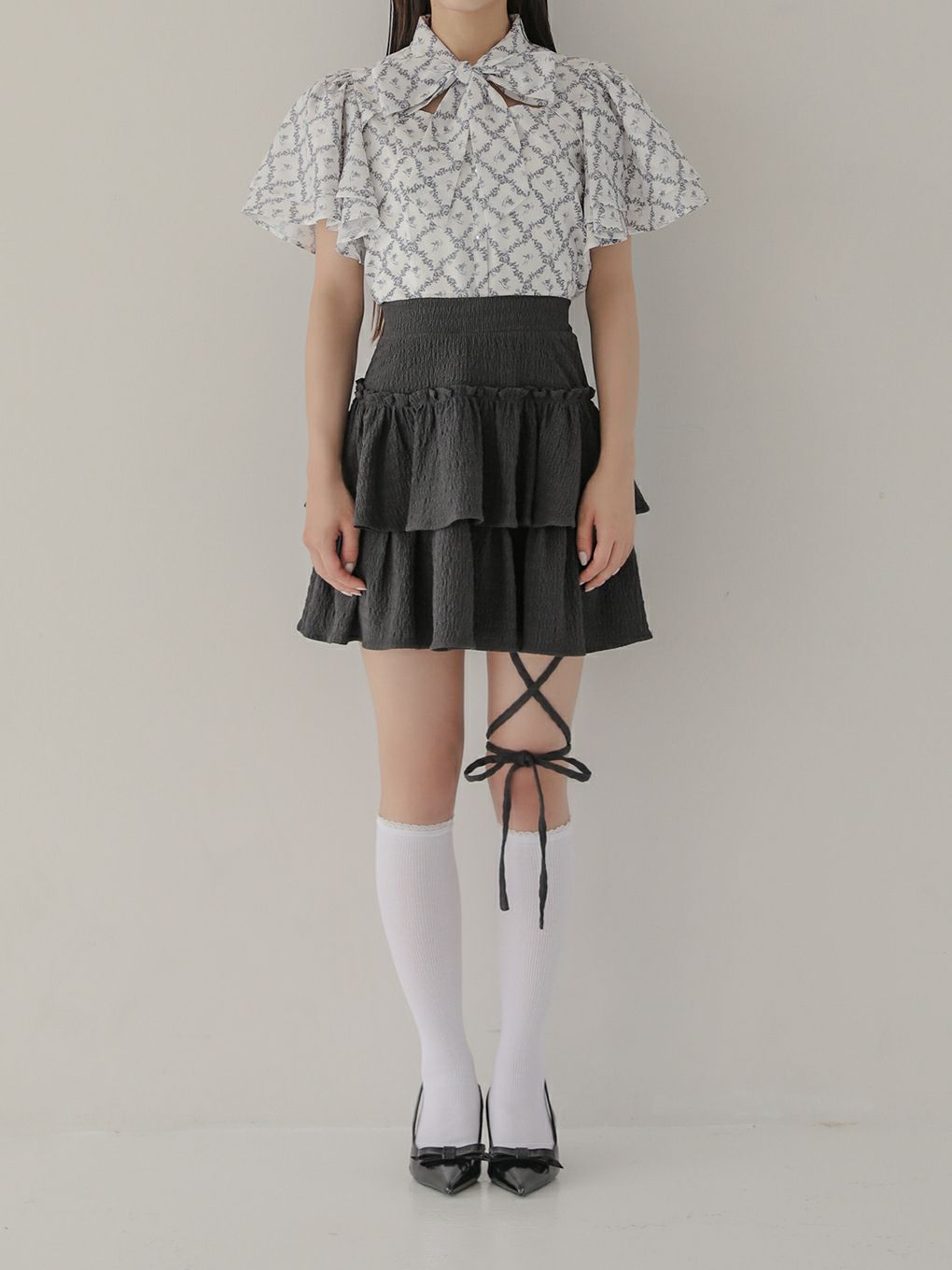 【BUBBLES】エアリーティアードスカパン