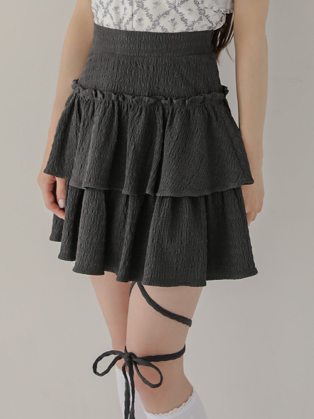 【BUBBLES】エアリーティアードスカパン