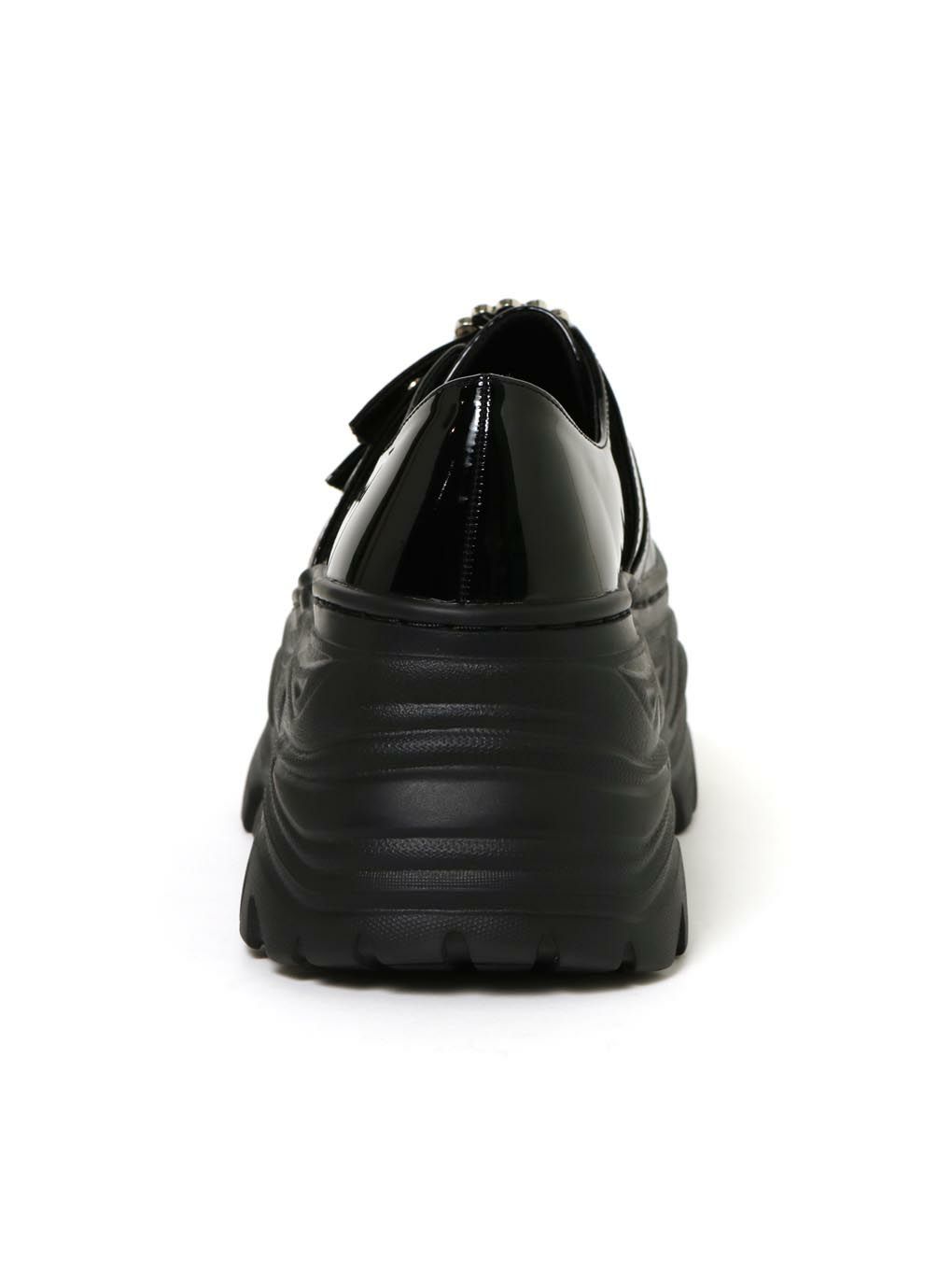 【BUBBLES】ダブルバックルプラットシューズ