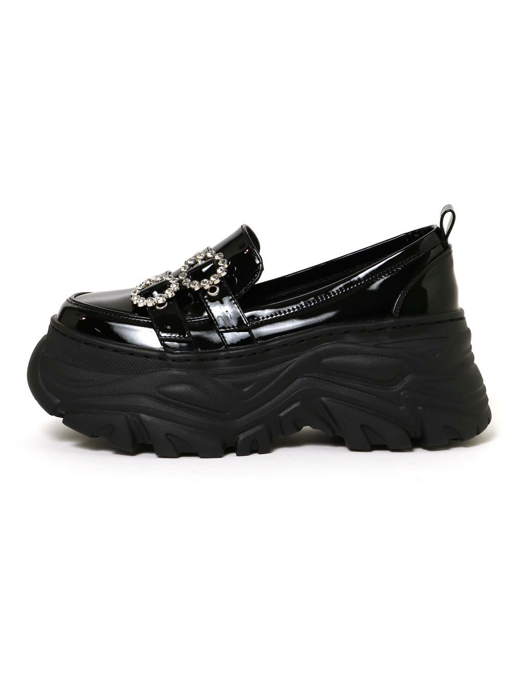 【BUBBLES】ダブルベルトプラットシューズ