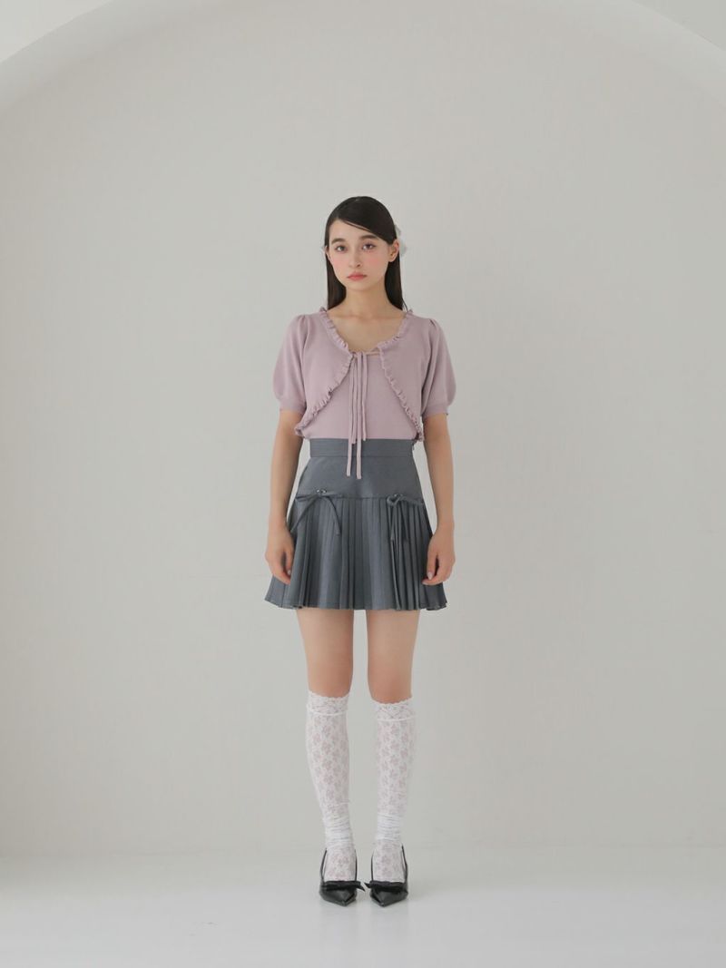 BUBBLES】リボンカーデアンサンブル | sparkling mall online store