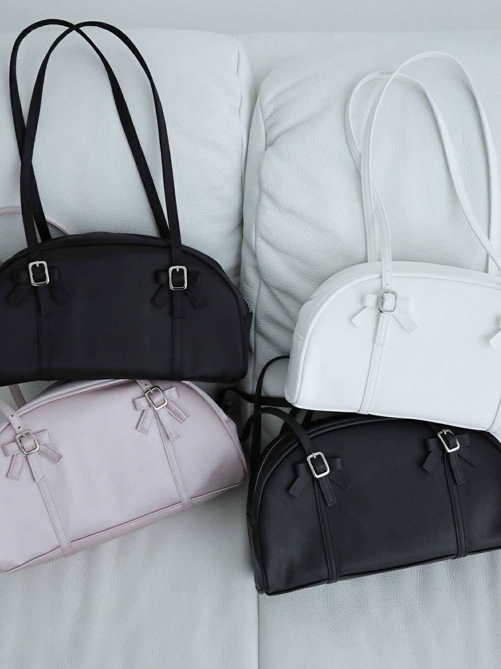 【BUBBLES】ミニリボンサテンバッグ