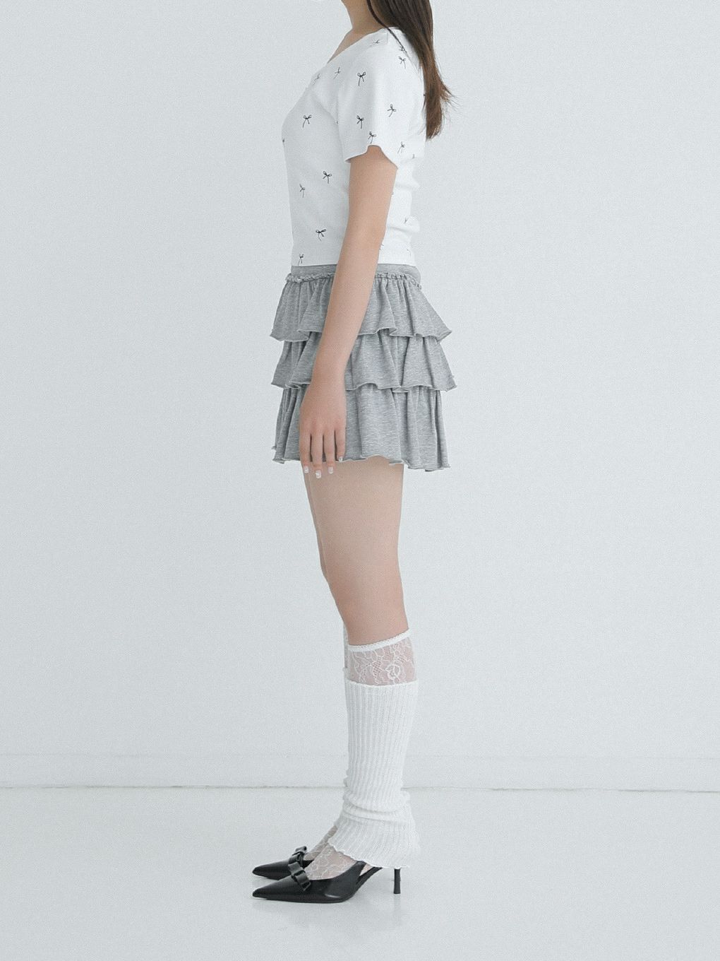 【BUBBLES】リボンパターンミニTEE