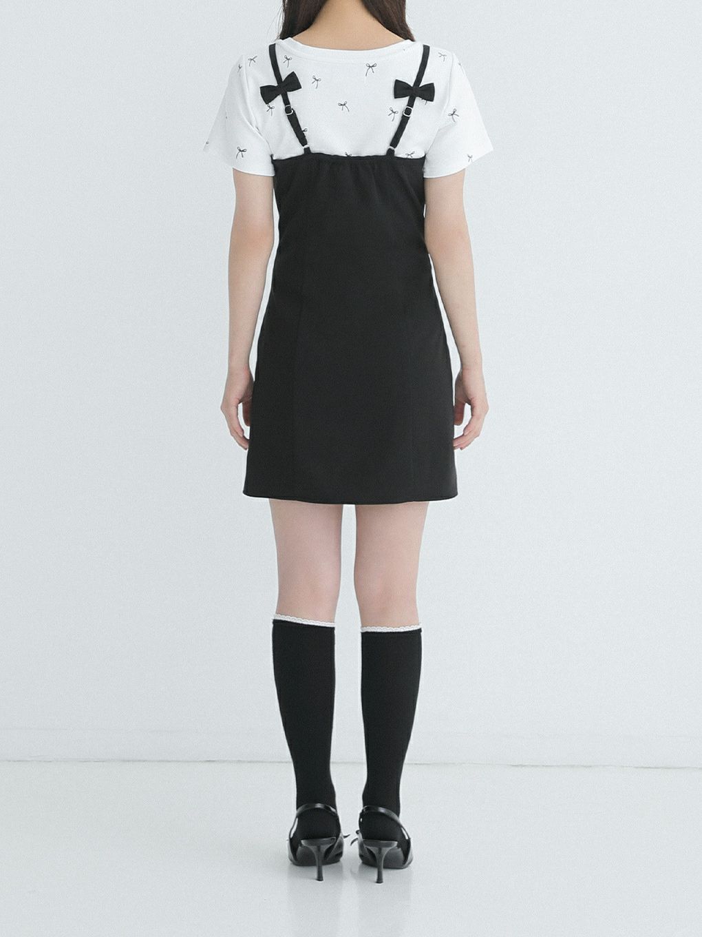 【BUBBLES】リボンパターンミニTEE