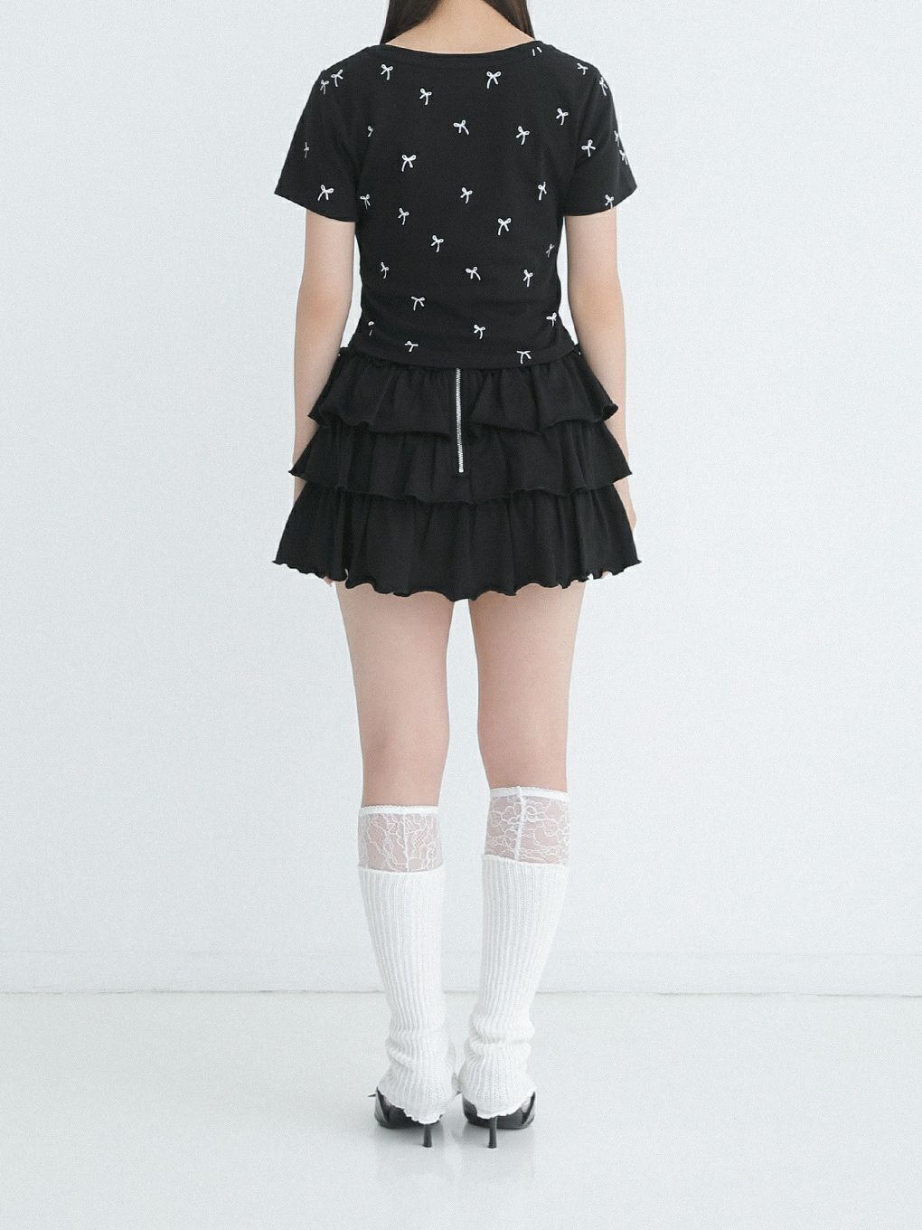 【BUBBLES】リボンパターンミニTEE