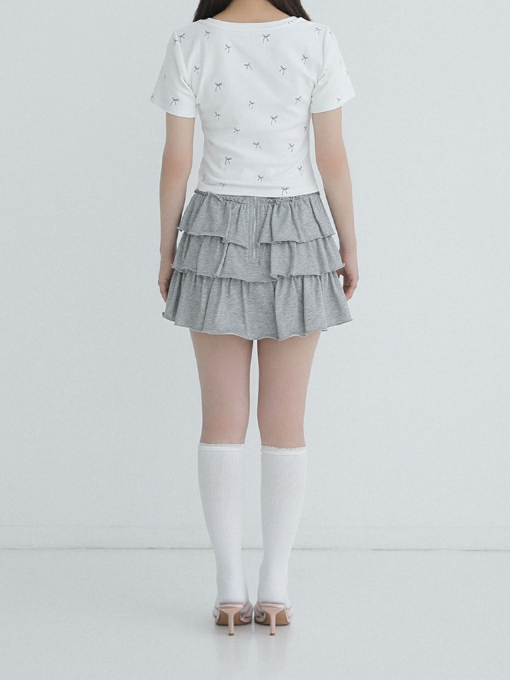 【BUBBLES】リボンパターンミニTEE