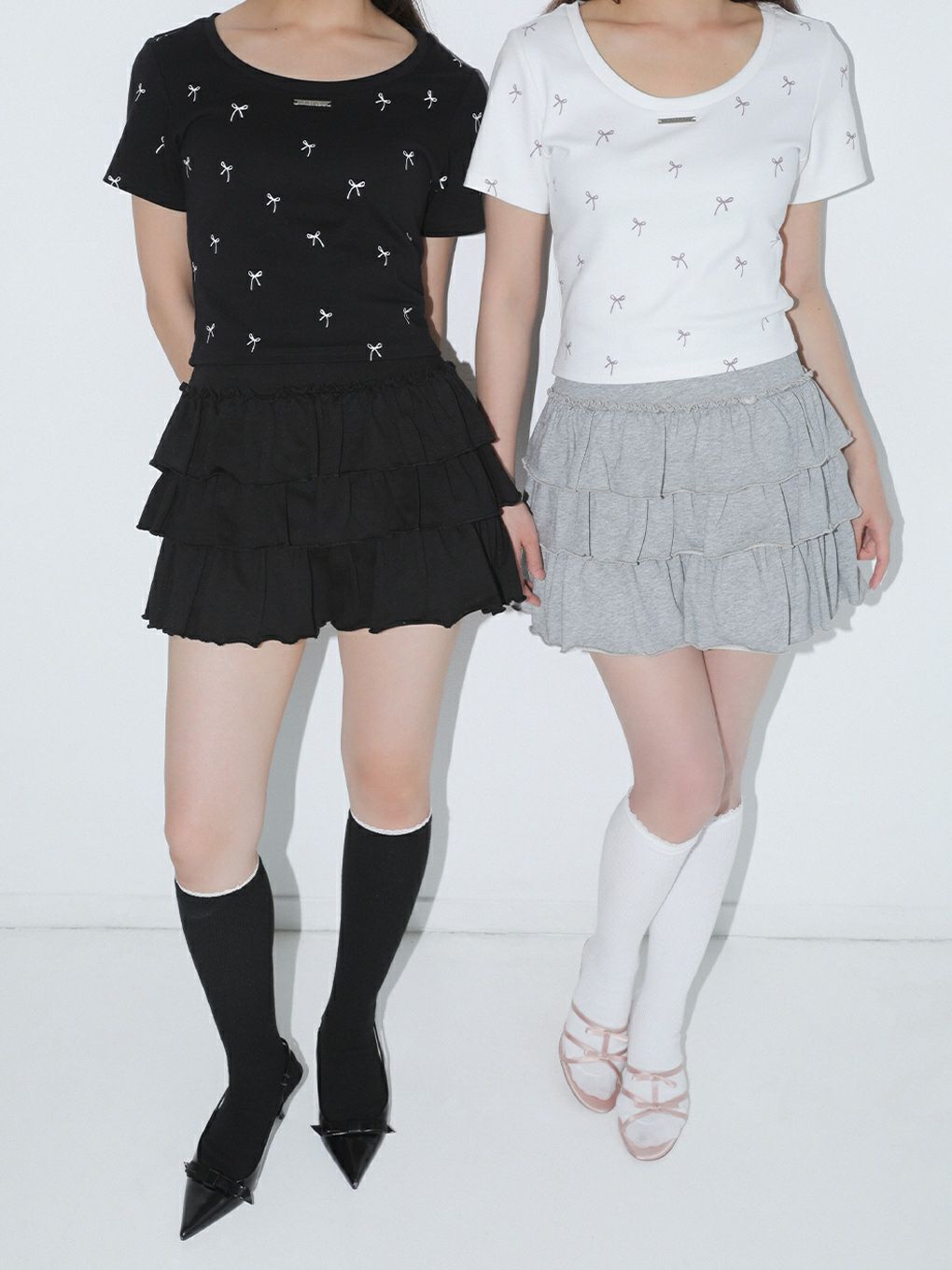 【BUBBLES】リボンパターンミニTEE