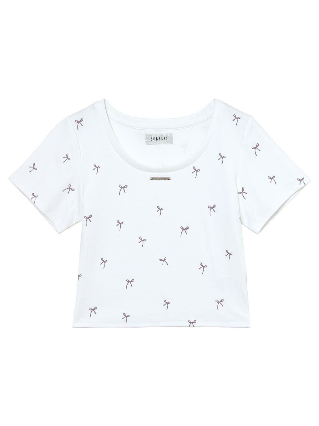 【BUBBLES】リボンパターンミニTEE