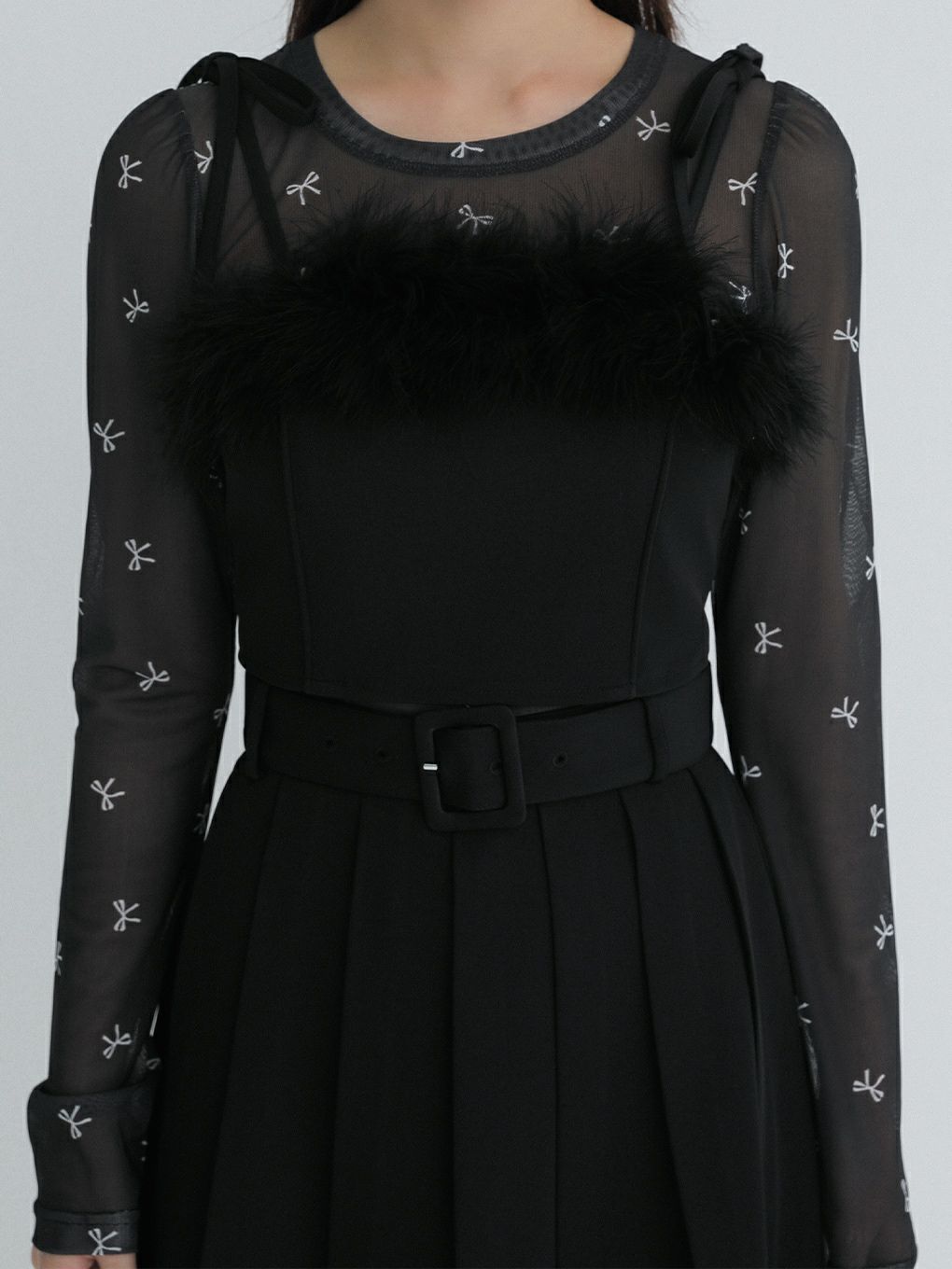 【BUBBLES】ファービスチェリボントップス