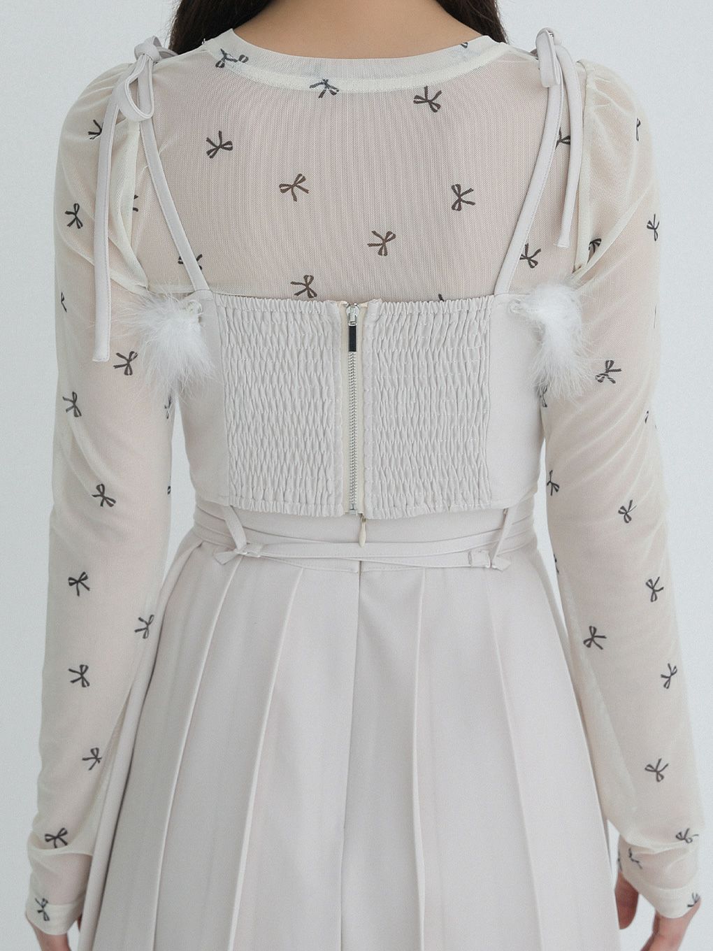 【BUBBLES】ファービスチェリボントップス