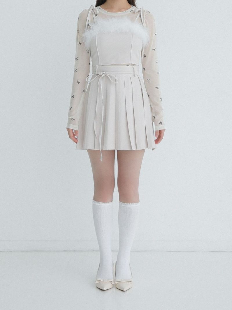 BUBBLES】ファービスチェリボントップス | sparkling mall online store