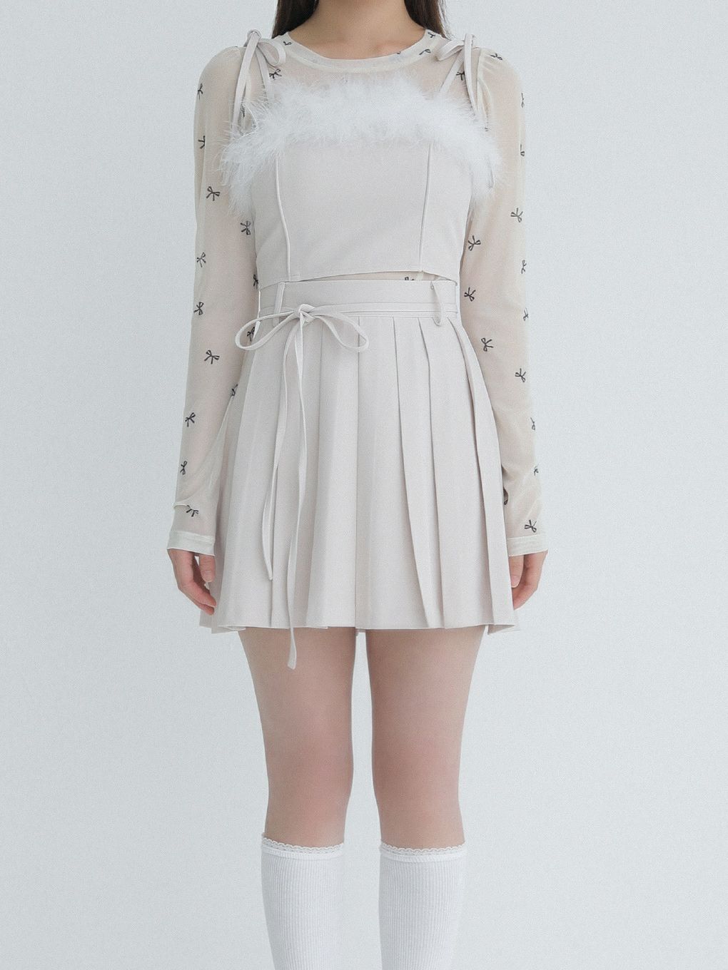 【BUBBLES】ファービスチェリボントップス