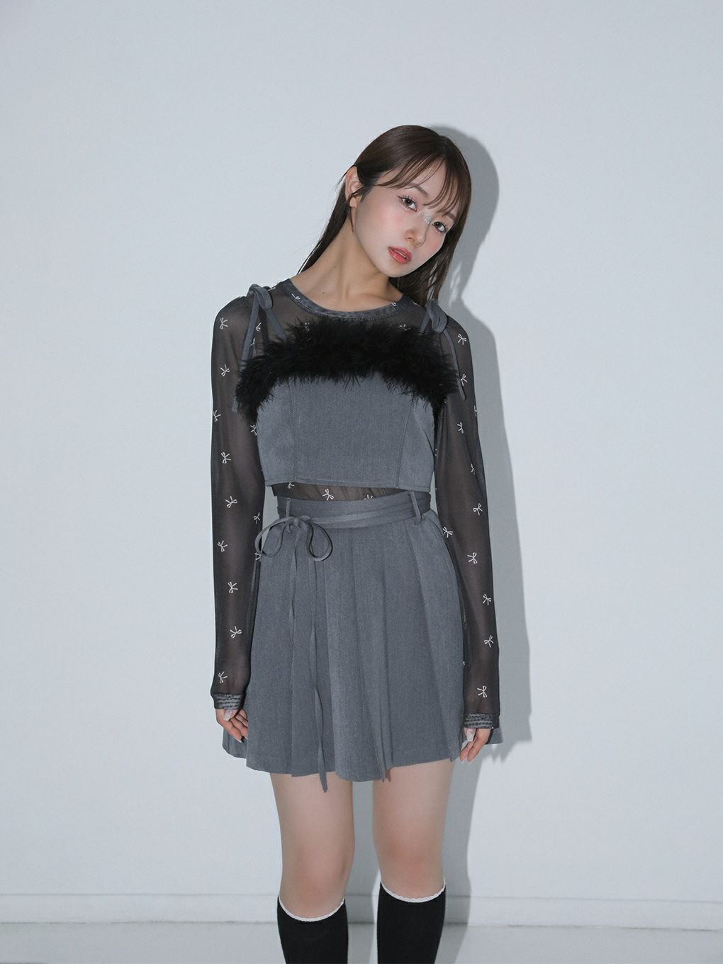 BUBBLES】ファービスチェリボントップス | sparkling mall online store