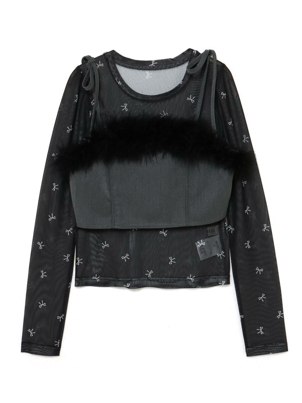 BUBBLES】ファービスチェリボントップス | sparkling mall online store