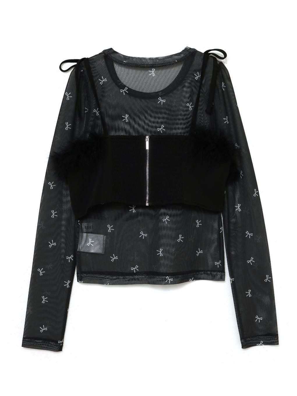 【BUBBLES】ファービスチェリボントップス