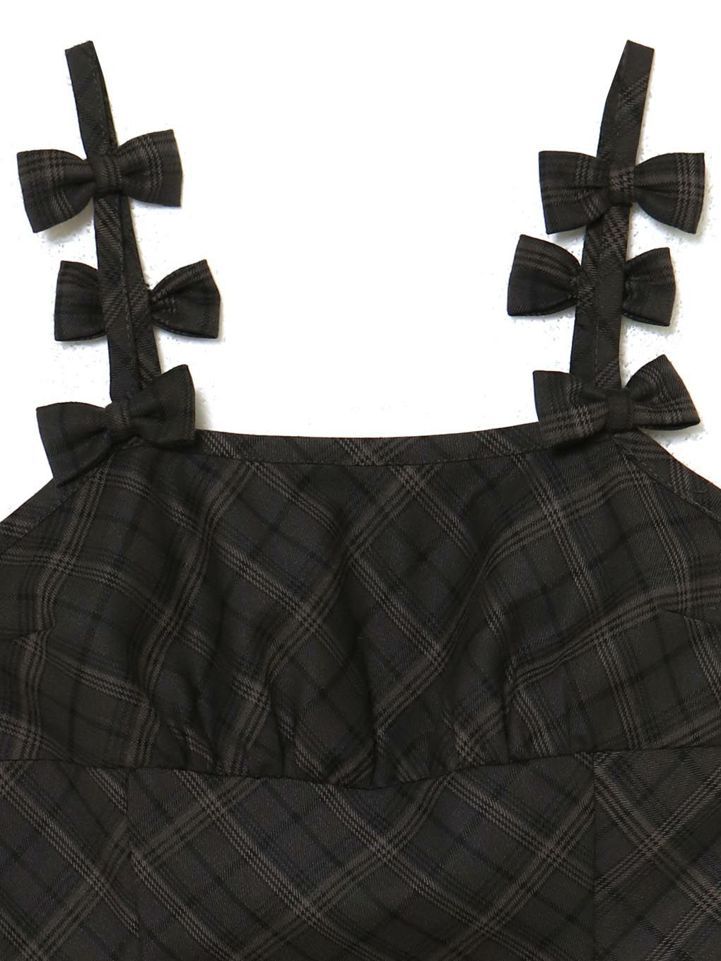 【BUBBLES】リボンショルダーワンピース