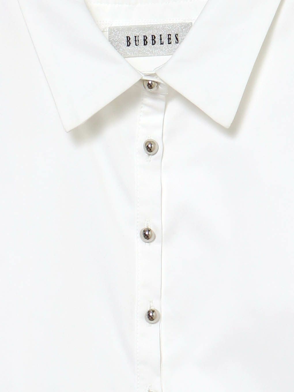 【BUBBLES】クロップドネクタイブラウス
