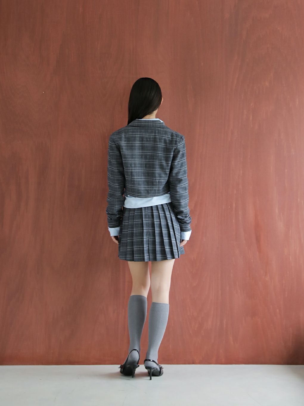 【BUBBLES】クロップドジャケットアンサンブル