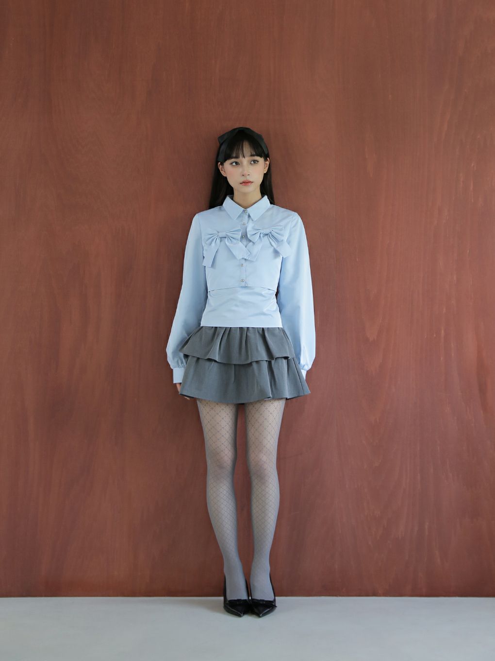 【BUBBLES】ツインリボンブラウス