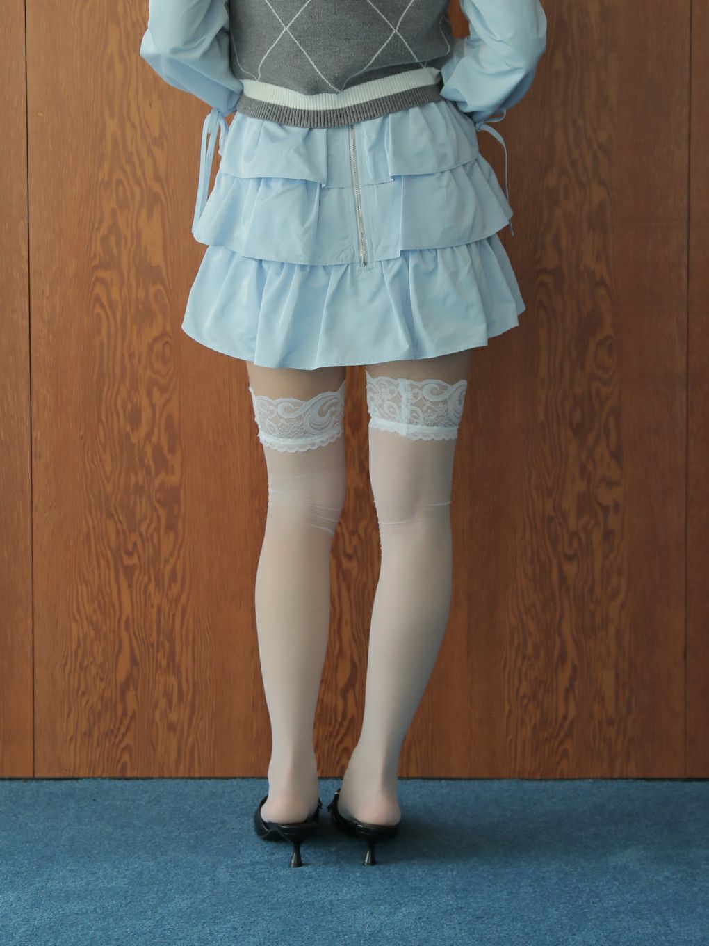 【BUBBLES】ギャザーフリルスカパン