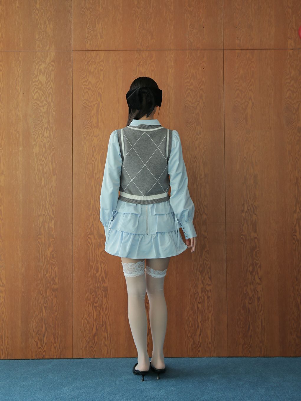 【BUBBLES】ギャザーフリルスカパン