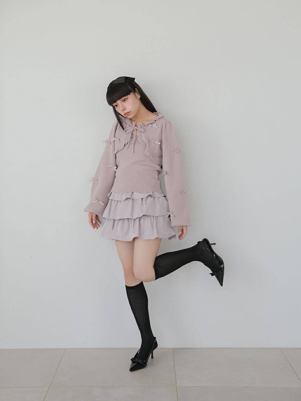 【BUBBLES】ギャザーフリルスカパン