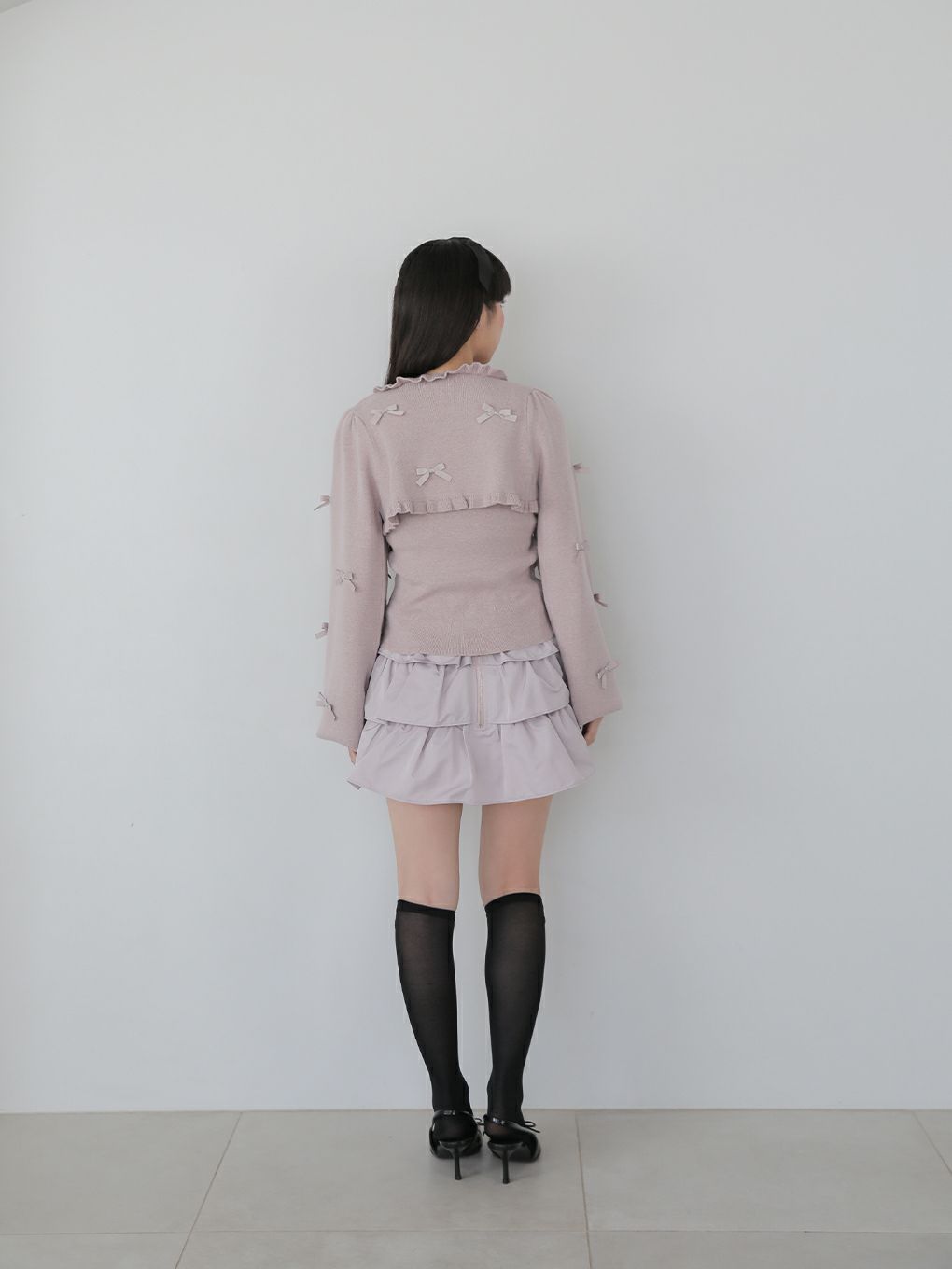 【BUBBLES】ギャザーフリルスカパン